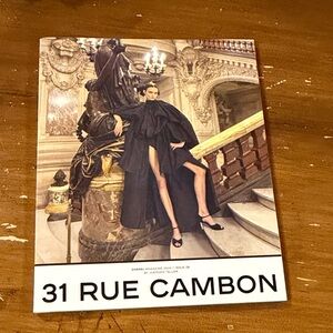 CHANEL 31 Rue Cambon Magazine with Black Fashion